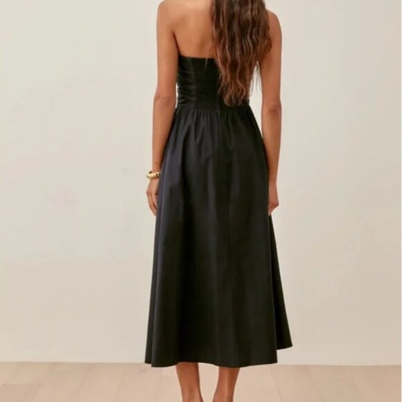Reformation Lissa Dress - Black - Picture 3 of 8